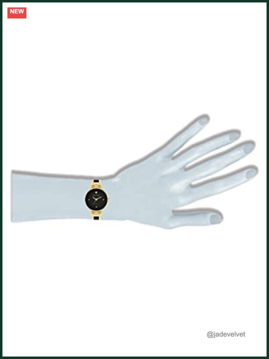 Anne Klein Women\'s Genuine Diamond Dial Bangle Watch - Gold-Tone Mixed Metal main image 4
